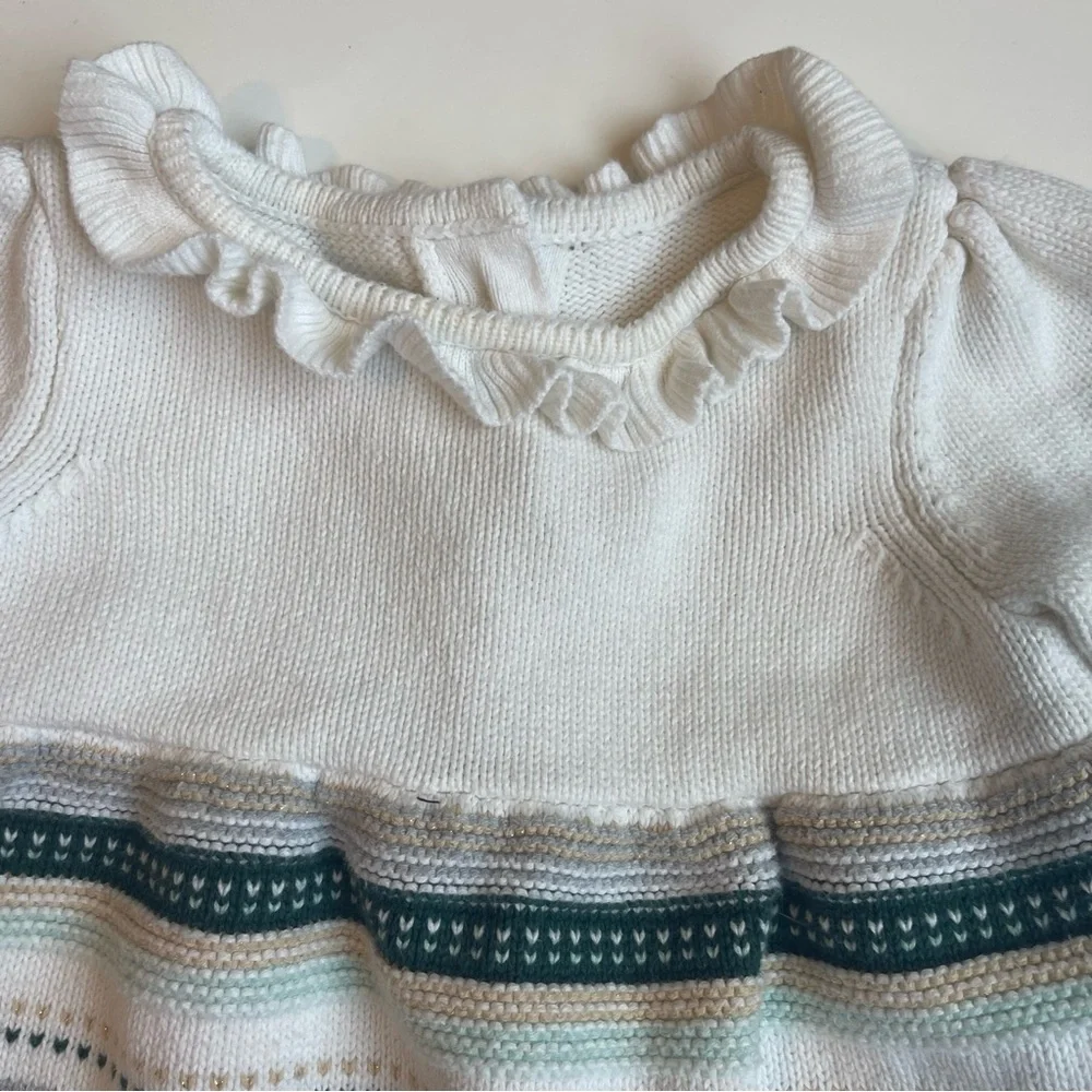 Gymboree multi striped sweater dress size 18-24 month 143